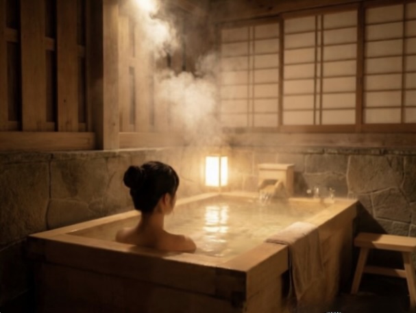 #010  入浴　　🎵いぃいぃ湯だなっ🎶